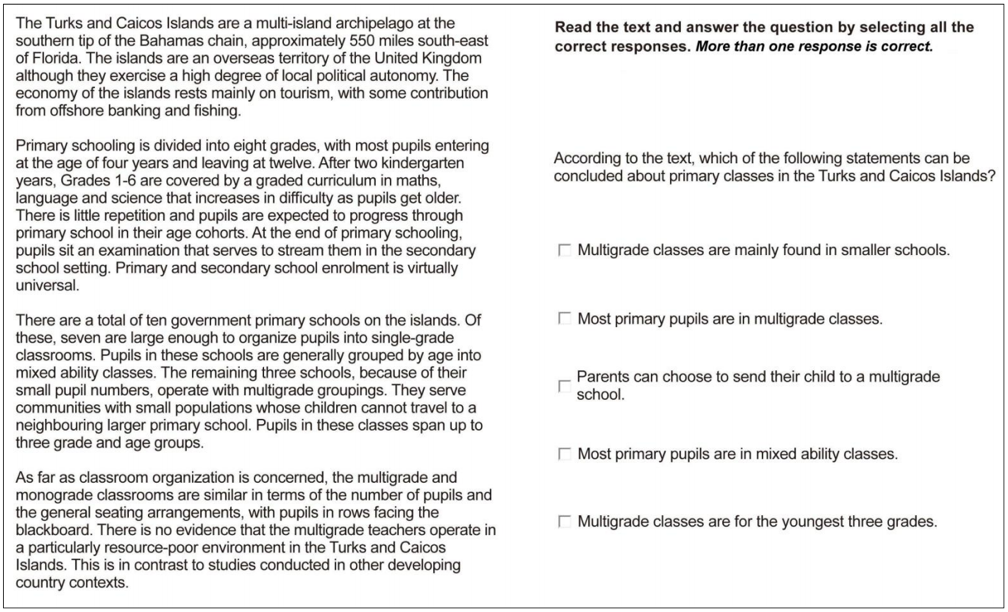 Multiple Choices Choose Multiple Answers – Instituto PTE